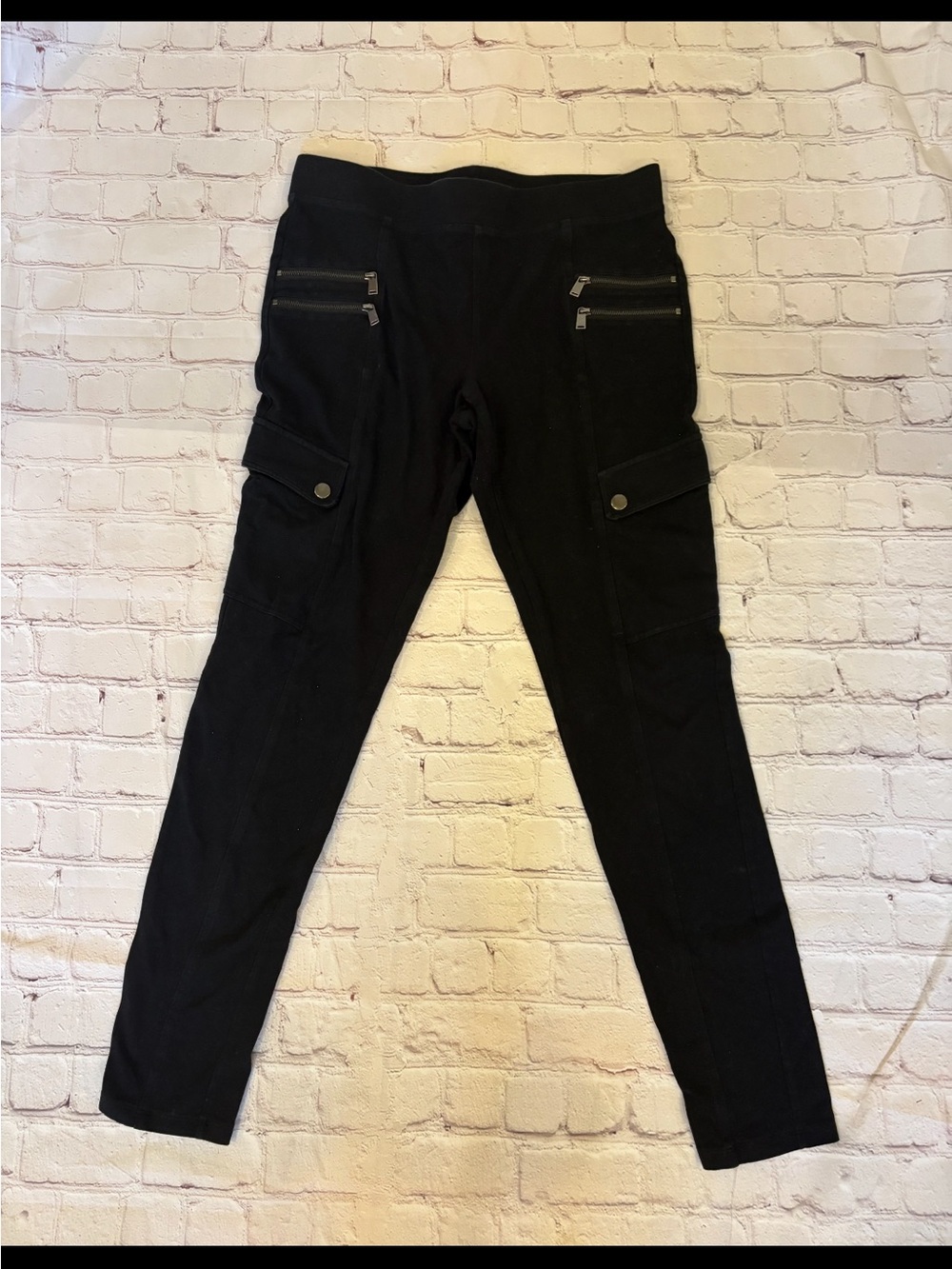 Express Black Cotton Stretch Leggings